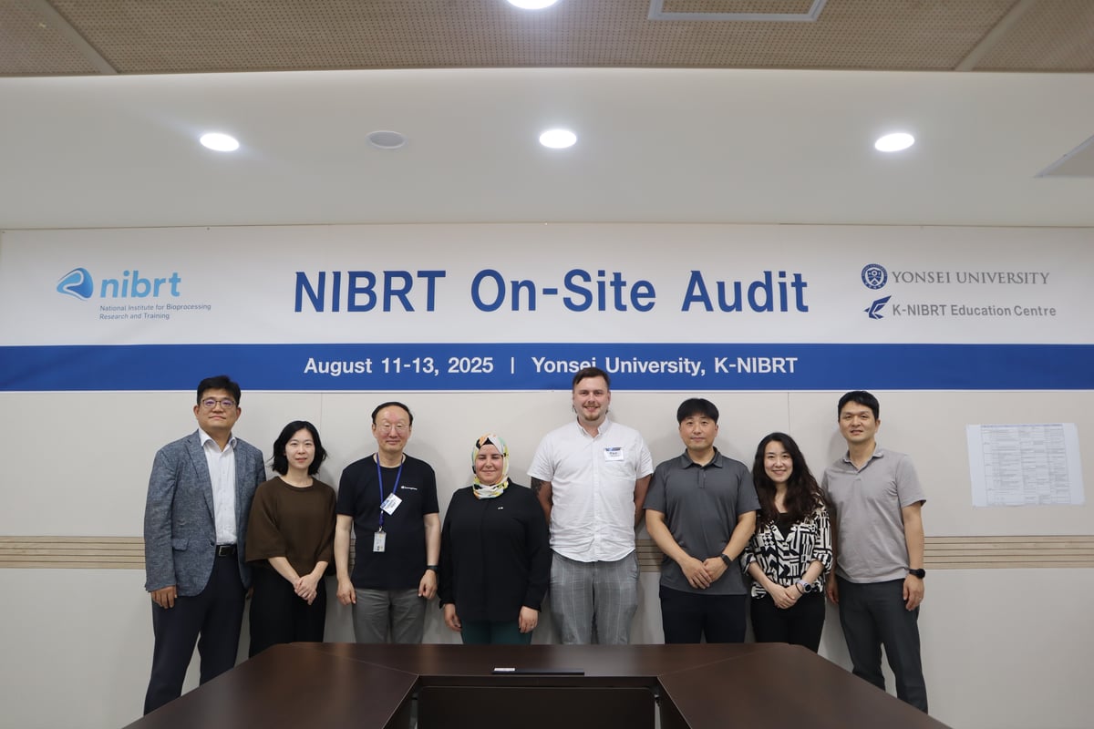 NIBRT On-Site Audit 단체 사진